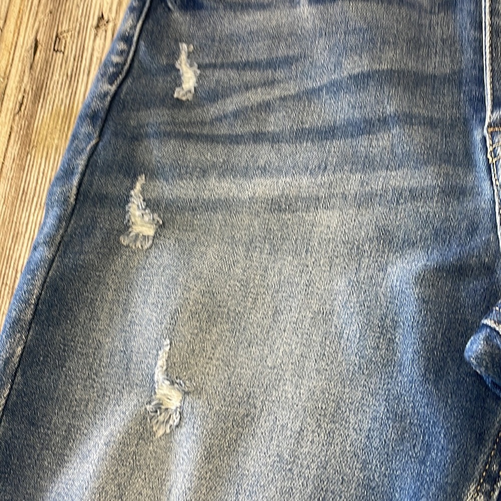 NWT Distressed HIGH RISE BERMUDA SHORTS - Picture 3 of 13